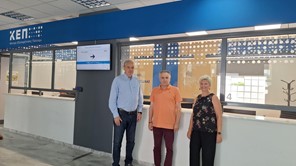 Στα αναβαθμισμένα ΚΕΠ Βερδικούσιας και Ελασσόνας ο Νίκος Γάτσας 